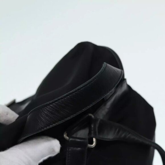 PRADA Backpack Nylon Black Auth 89322 - Picture 11 of 16